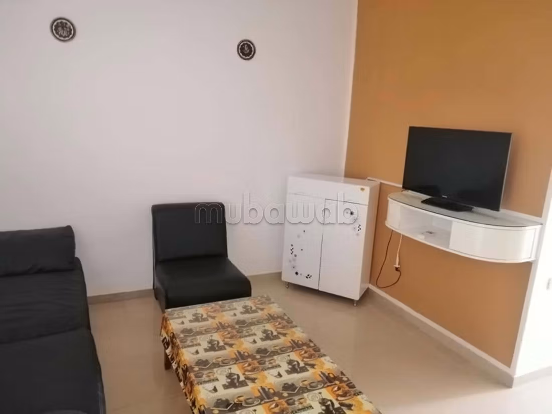 Appartamento da affittare a Hammamet. 1 camera. Posto auto e terrazzo