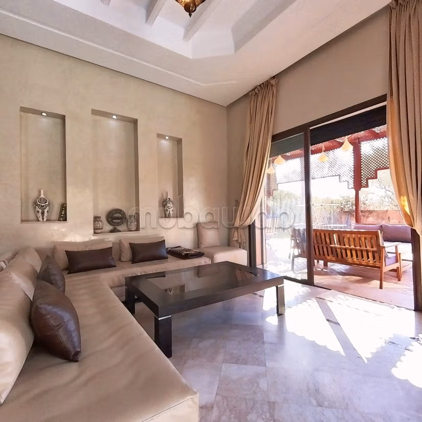 Luxury house for rent in Route de Fez. 3 beautiful rooms. Attic