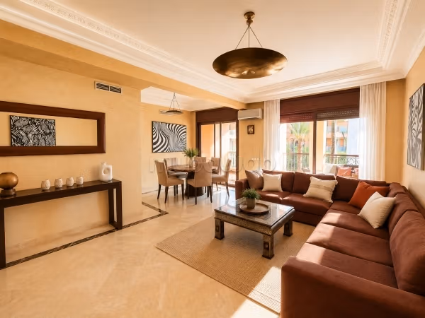Appartementen om te huren in Hivernage. Totale oppervlakte 120 m². Volledig gemeubileerd