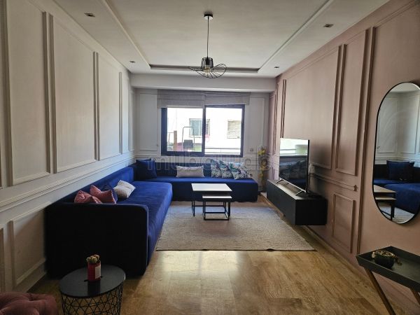 Appartementen om te huren in Ain Diab Extension. 3 Kamers. Beveiligingssysteem en satellietschotel