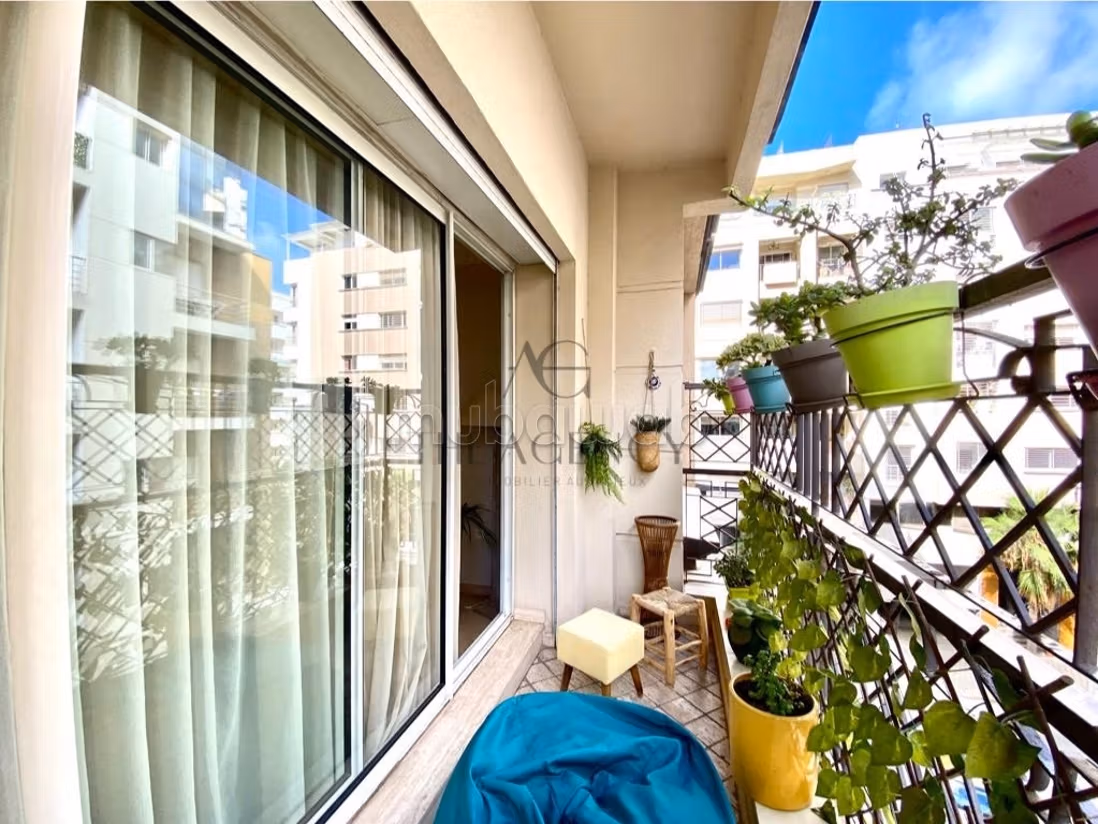 Find an apartment for rent in Les princesses. 3 rooms. No Lift, Large terrace