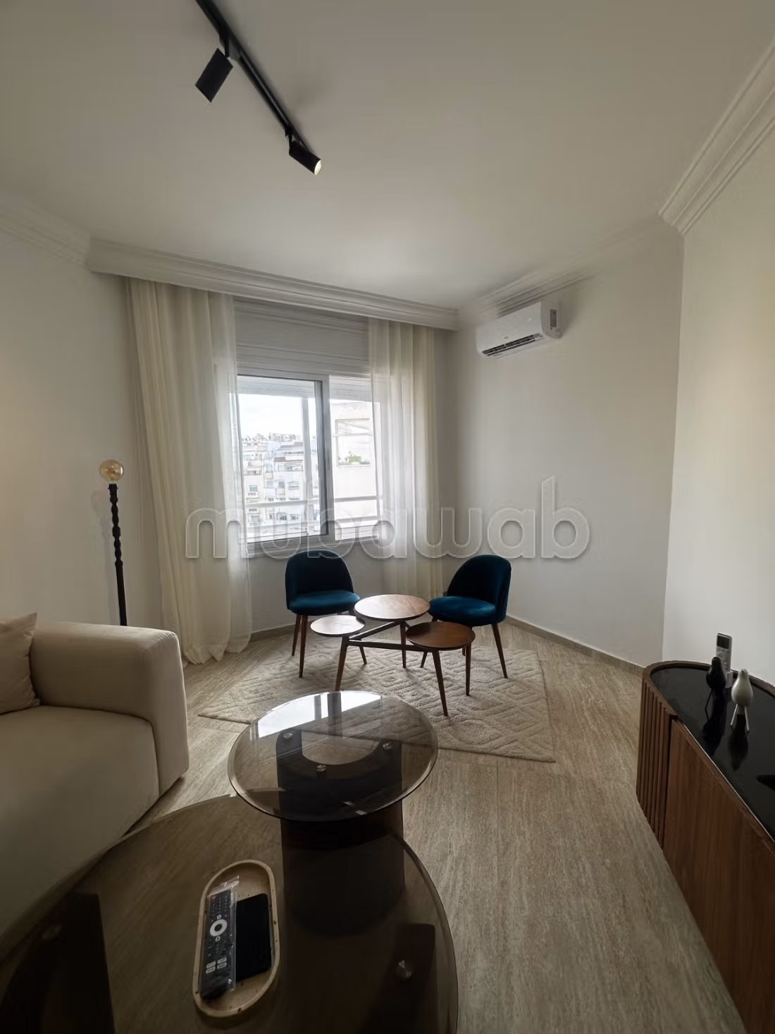 Maarif/Socrate Appartement 2 chambres renové meubl