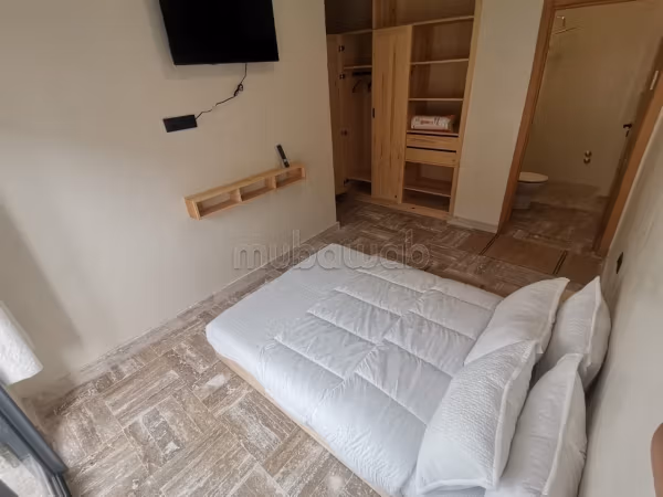 Splendido appartamento in affitto a Plage Oued Cherrat. Superficie totale 120 m². Ammobiliato