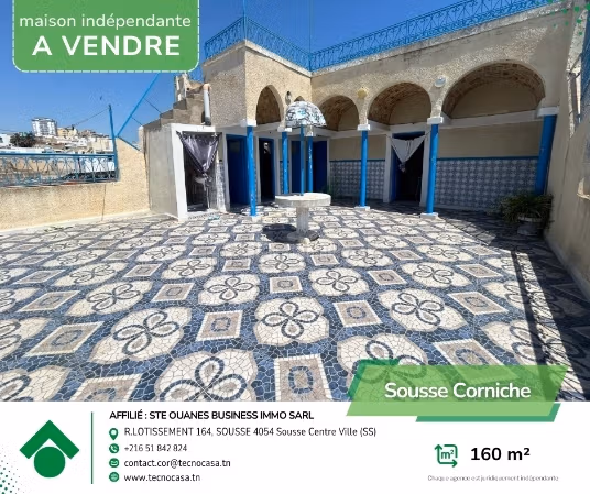 A vendre maison arabesque à Centre Ville
