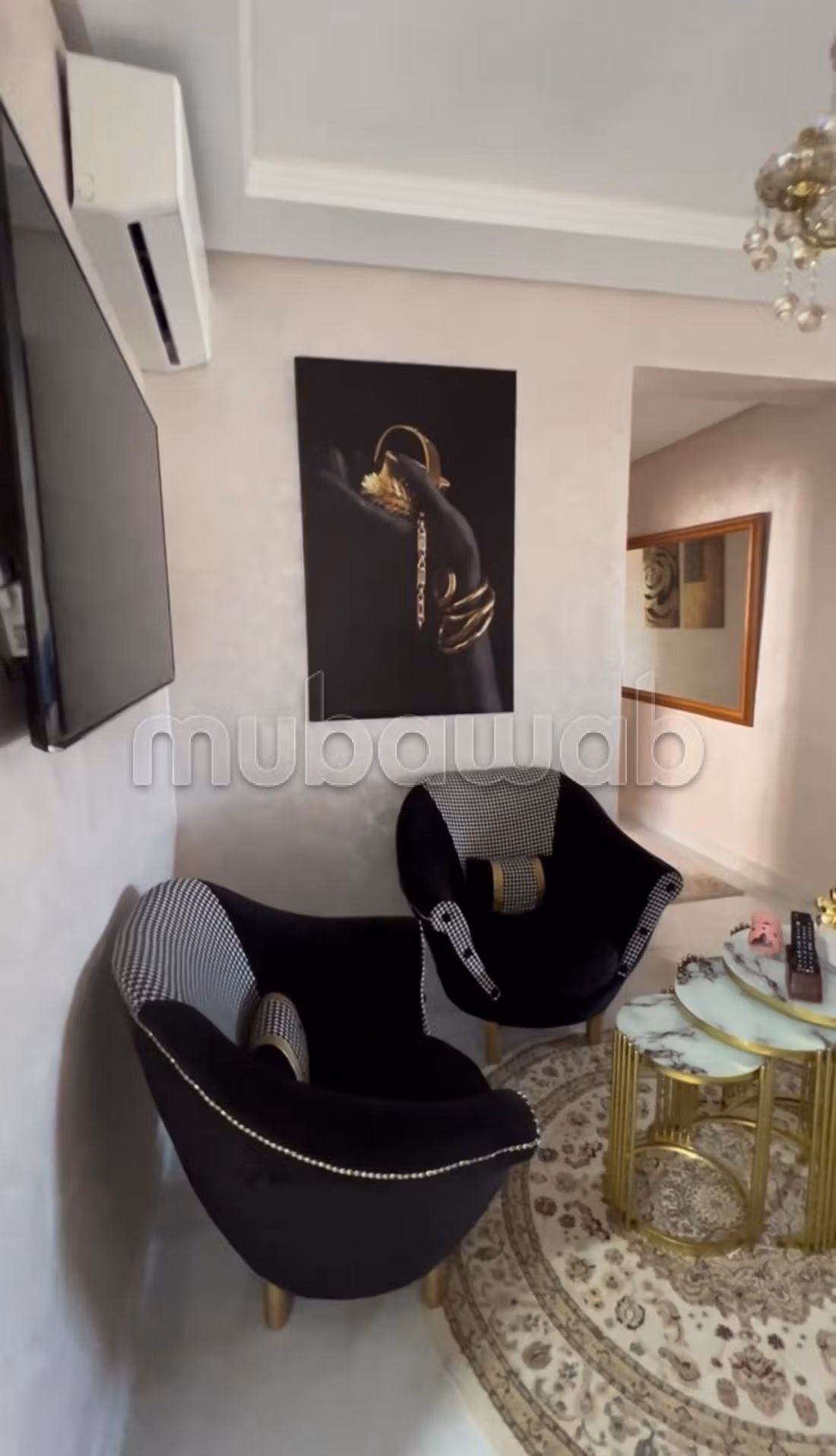 Appartement a louer riad salam