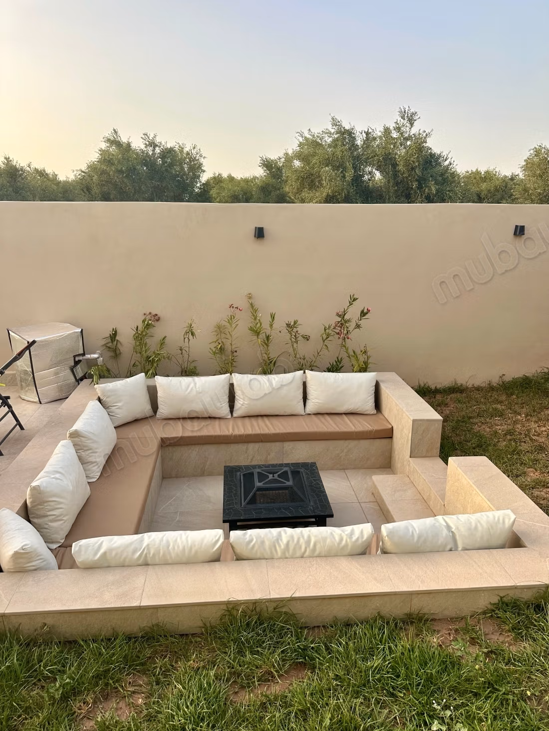 Villa 4 façade meublé Marrakech km8