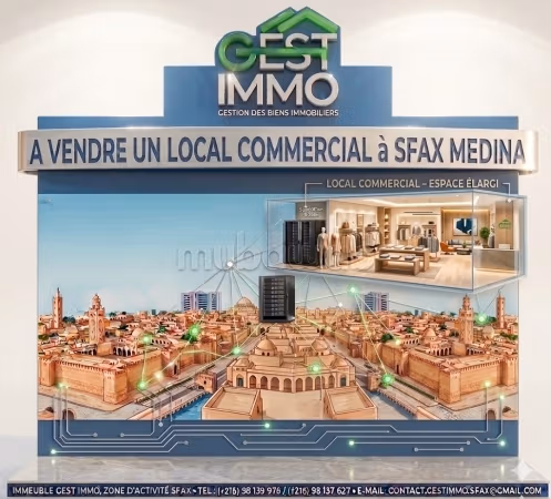 0% Commission / A vendre un LC à Sfax Medina