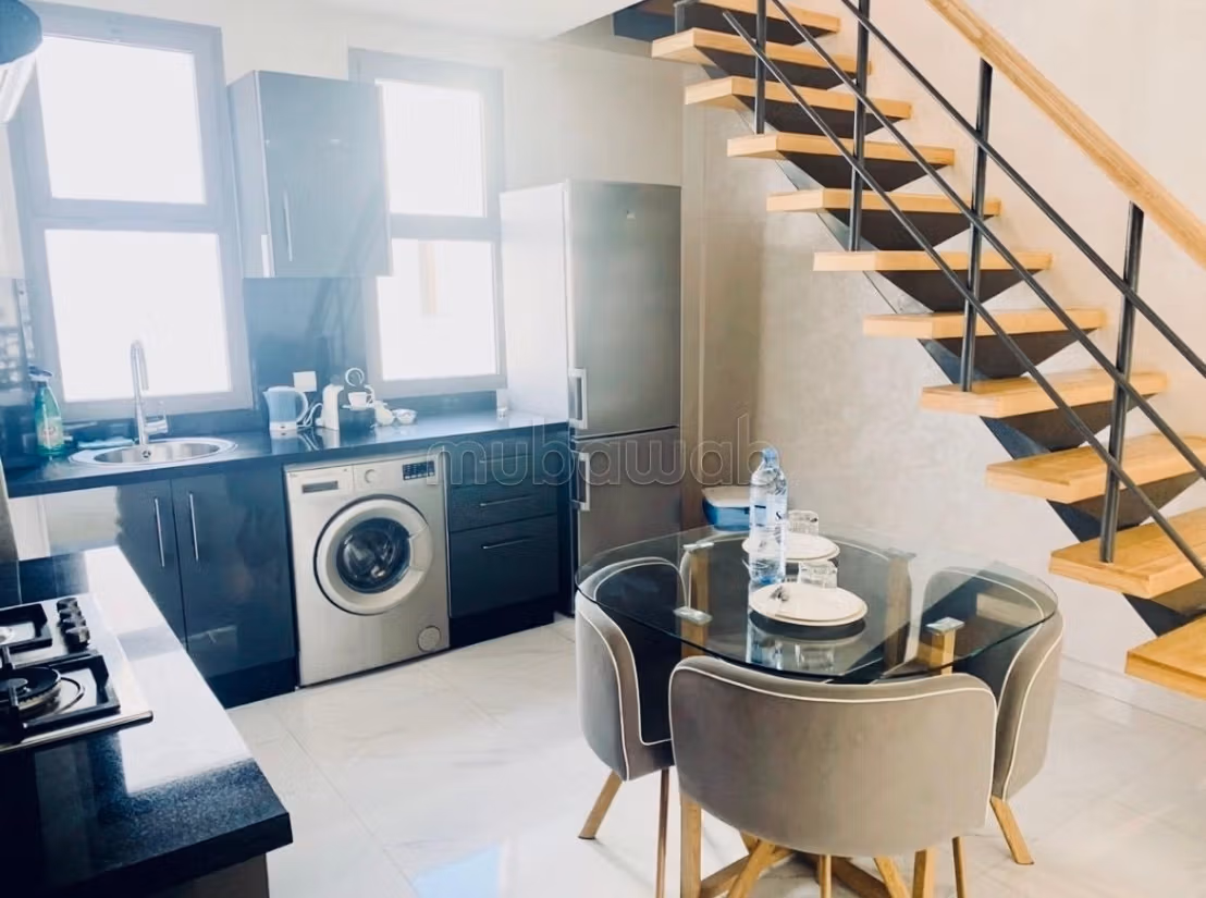 Duplex 2 chambres meublé maarif