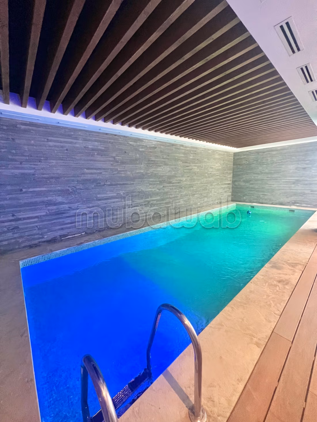 Magnificent villa for rent in Ain Diab. 7 large living areas. Fireplace and caretaker