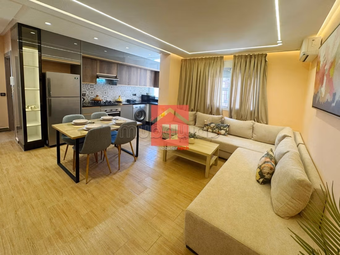 Affitto di uno splendido appartamento a Route Casablanca. Superficie 56 m². Ammobiliato