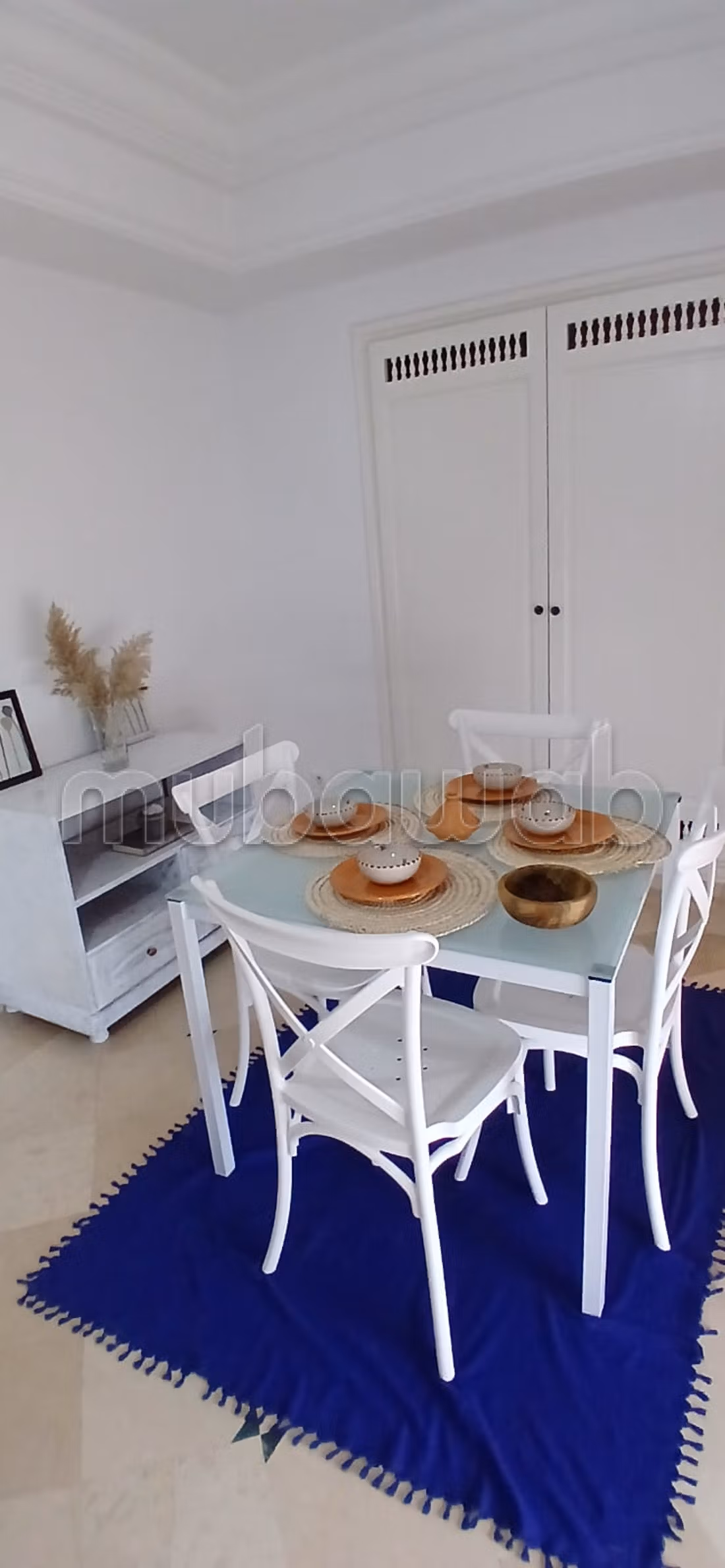 Rent an apartment in Yasmine Hammamet. 1 Living area. Well decorated