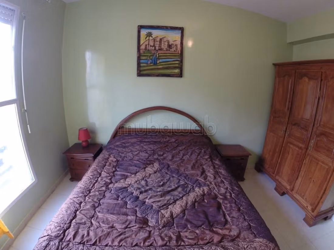 Very nice apartment for rent in Oulfa. Dimension 58 m². Traditional Moroccan living room
