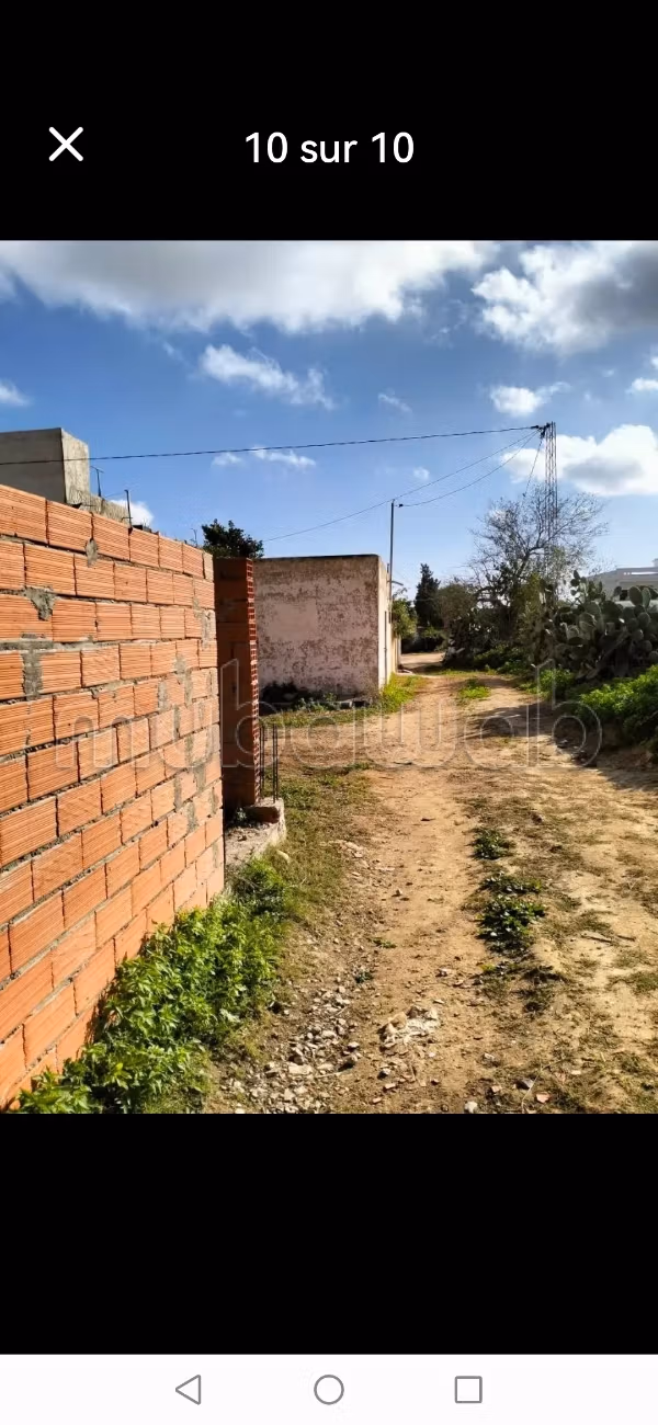Vendita terreno a Cité El Wafa. Superficie di 300 m²