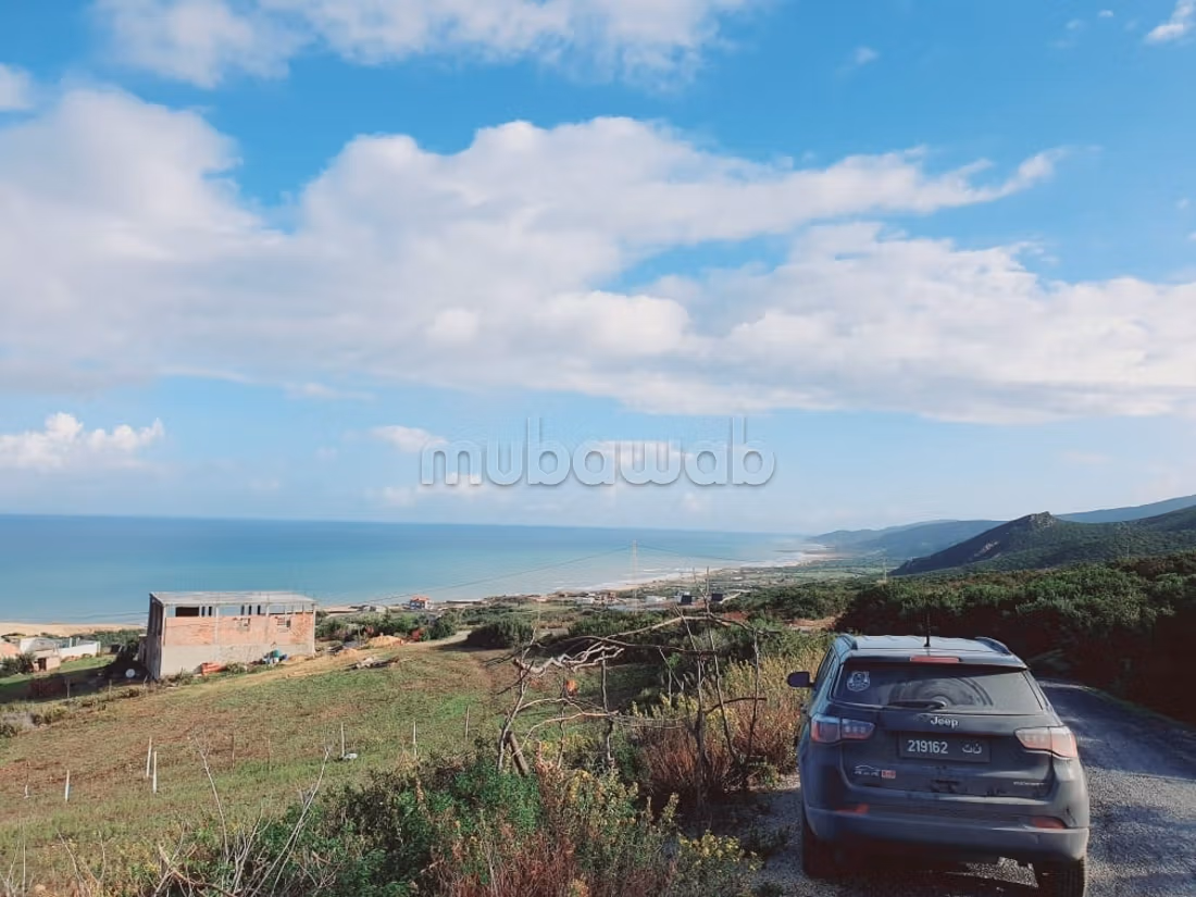 Terrain vue sur mer 
bizerte kef abbed