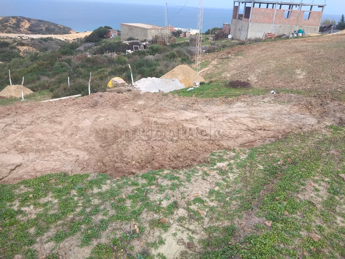 Terrain vue sur mer 
bizerte kef abbed