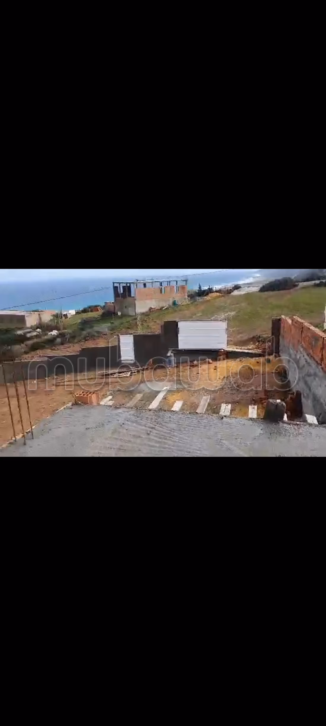 Terrain vue sur mer 
bizerte kef abbed