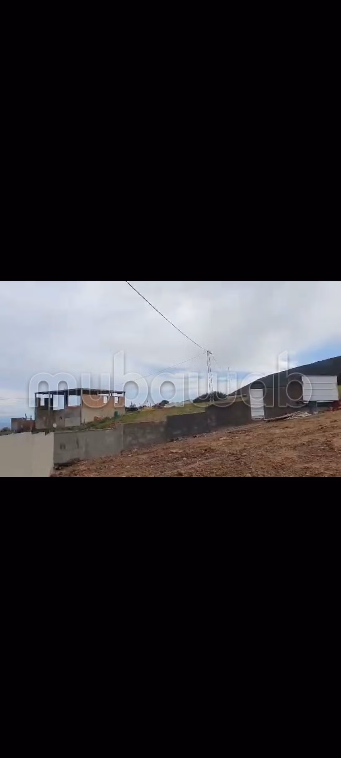 Terrain vue sur mer 
bizerte kef abbed