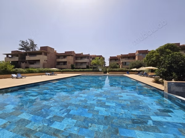 Rent an apartment in Agdal. Area 140 m². Green area, Balcony