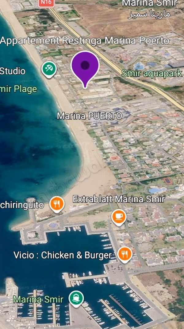 Appartement studio en bord de mer Marina Puerto