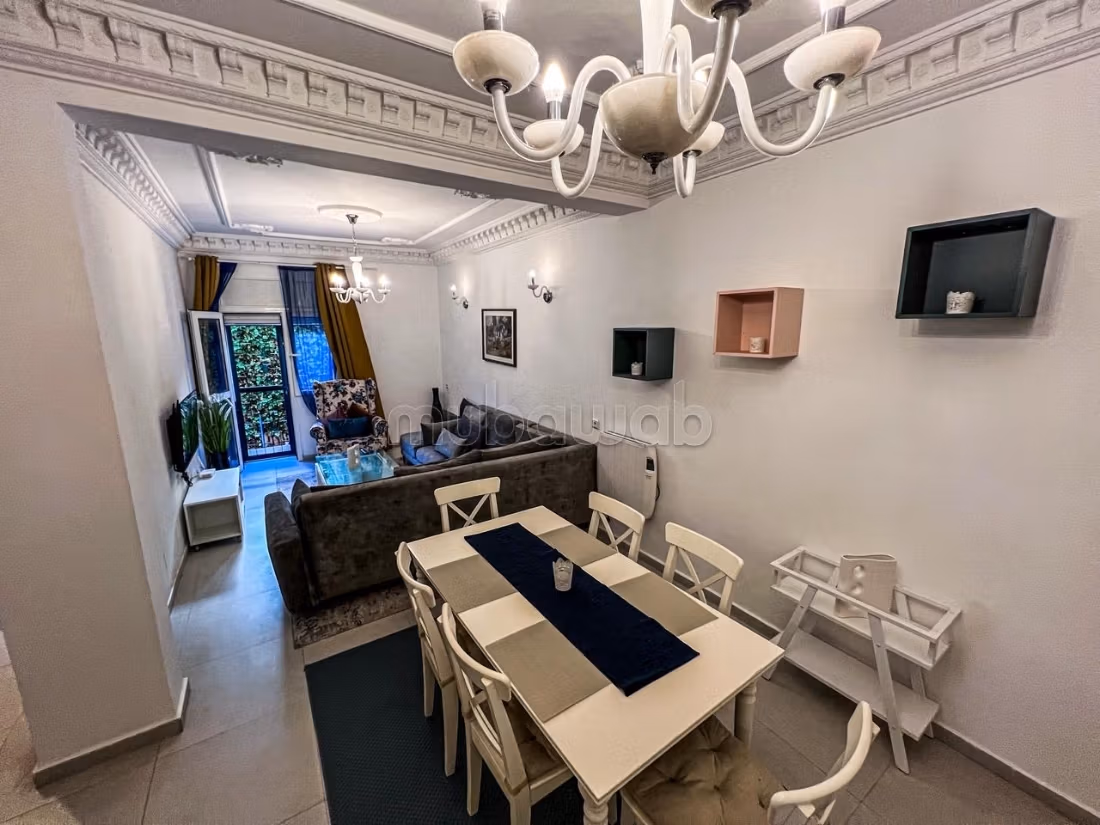 Affitto di uno splendido appartamento a Hassan Centre Ville. Superficie 55 m². Ammobiliato