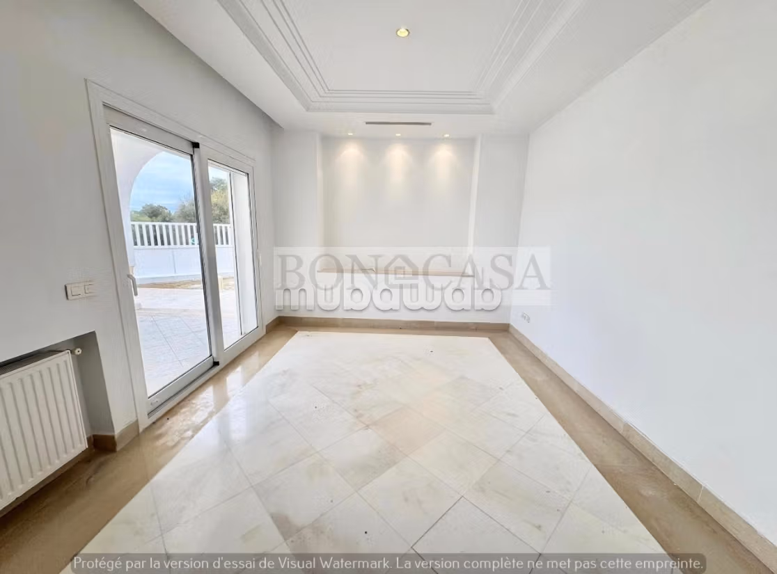 Villa S3 avec piscine&vue mer à louer à Gammarth
