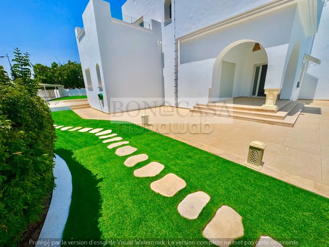 Villa S3 avec piscine&vue mer à louer à Gammarth