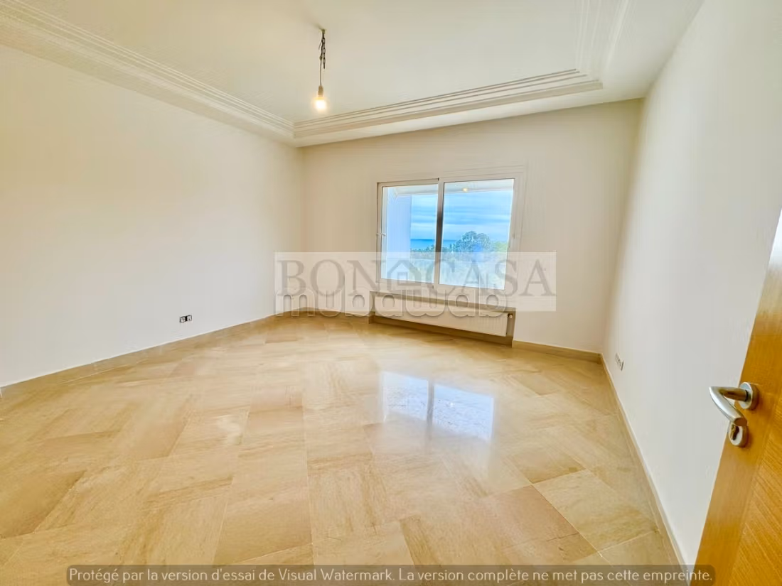Villa S3 avec piscine&vue mer à louer à Gammarth