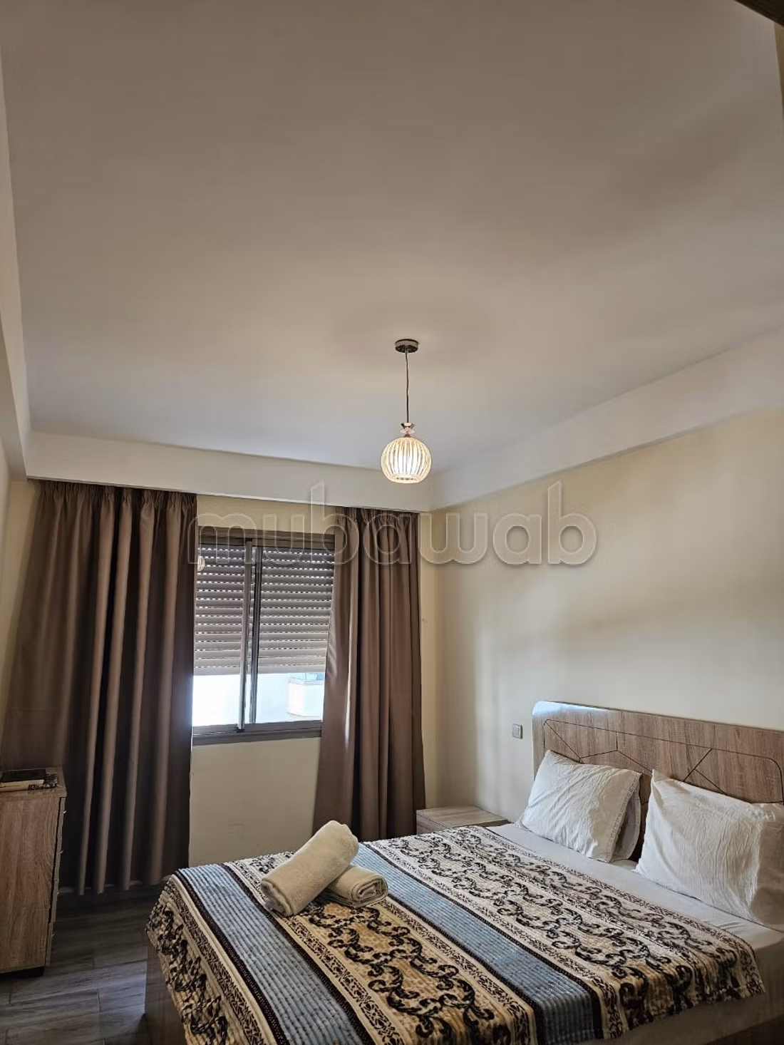 Appartement de vacances à louer à Bab Enzh. 2 chambres. Porte blindée et vue sur mer