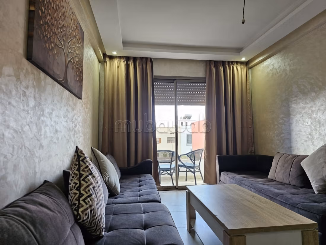 Appartement de vacances à louer à Bab Enzh. 2 chambres. Porte blindée et vue sur mer