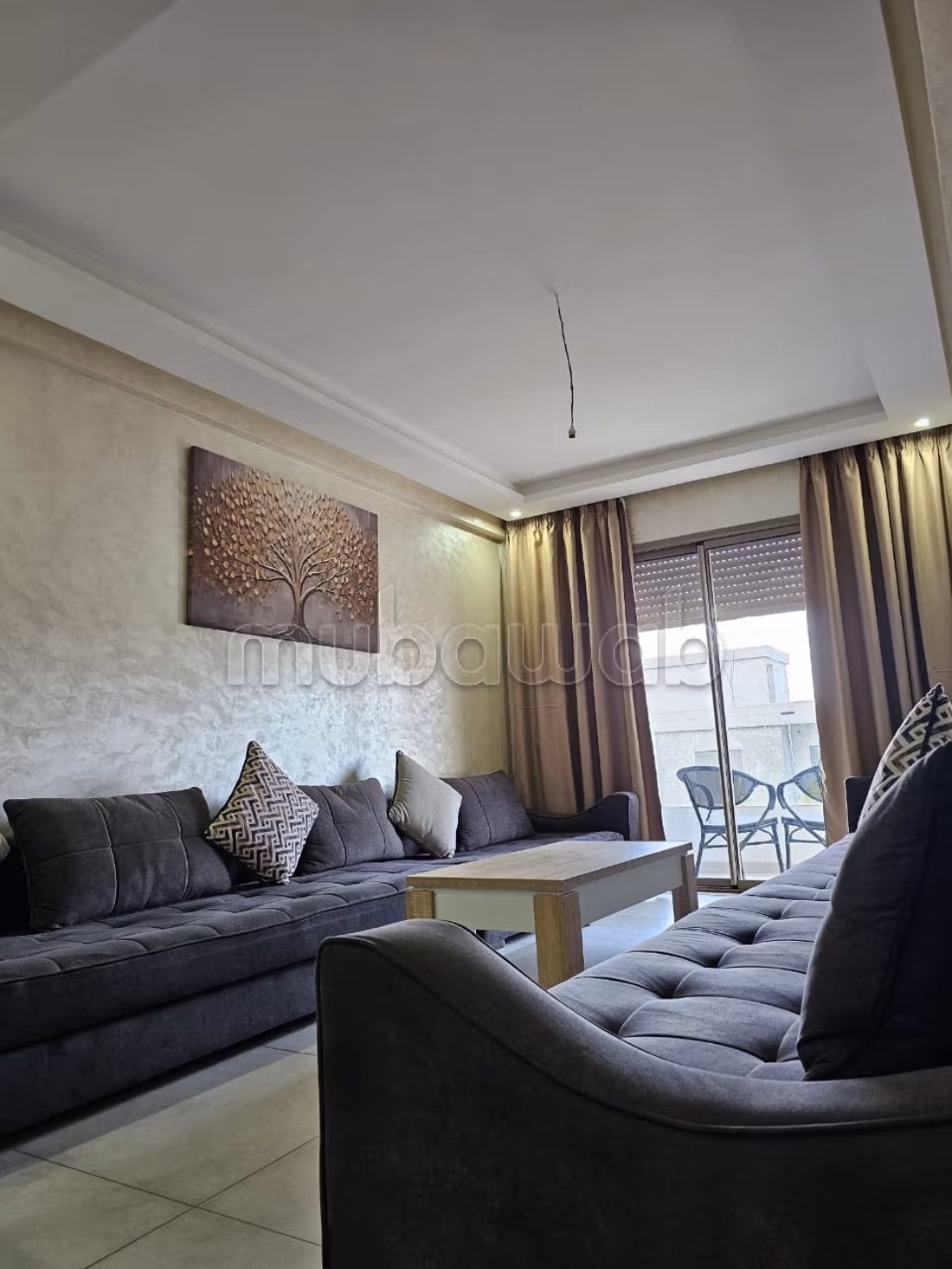 Appartement de vacances à louer à Bab Enzh. 2 chambres. Porte blindée et vue sur mer