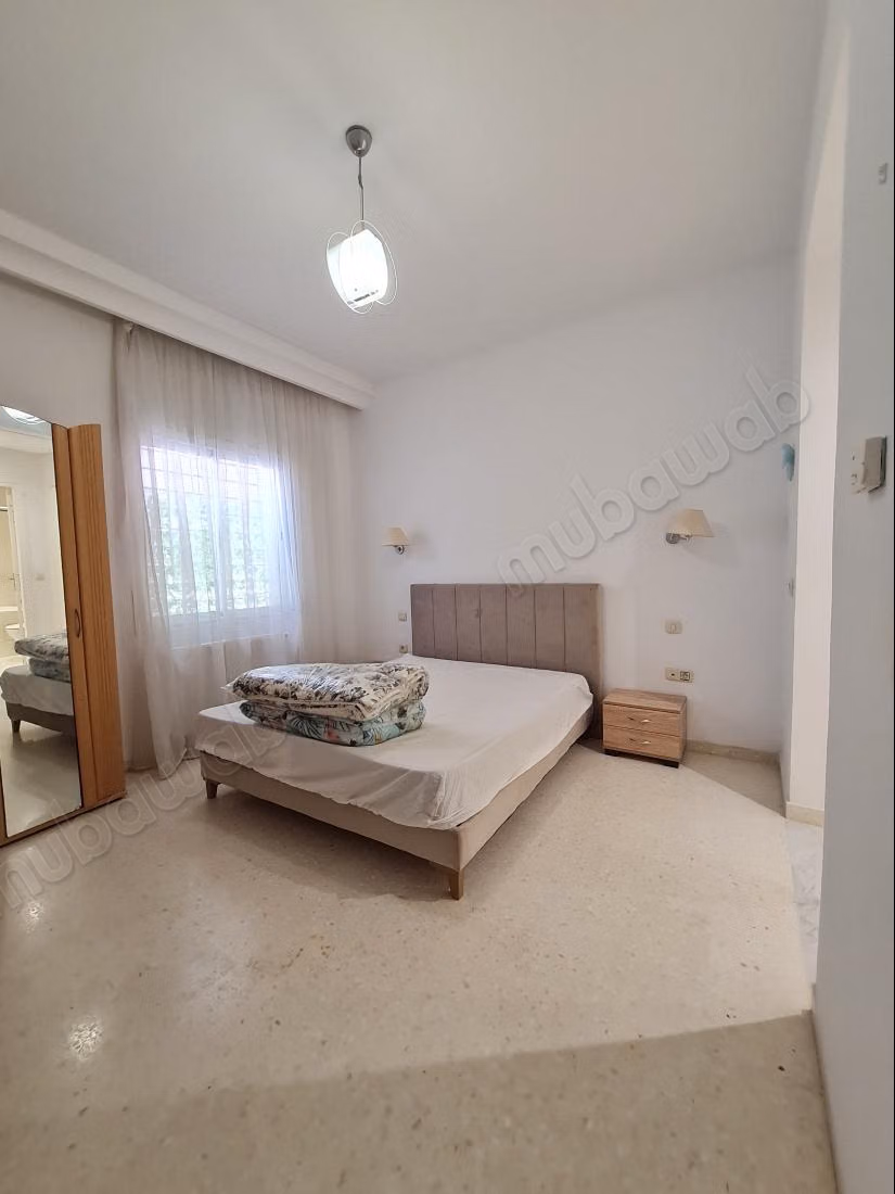 Apartment for rent in La Marsa. 4 comfortable rooms. Well furnished