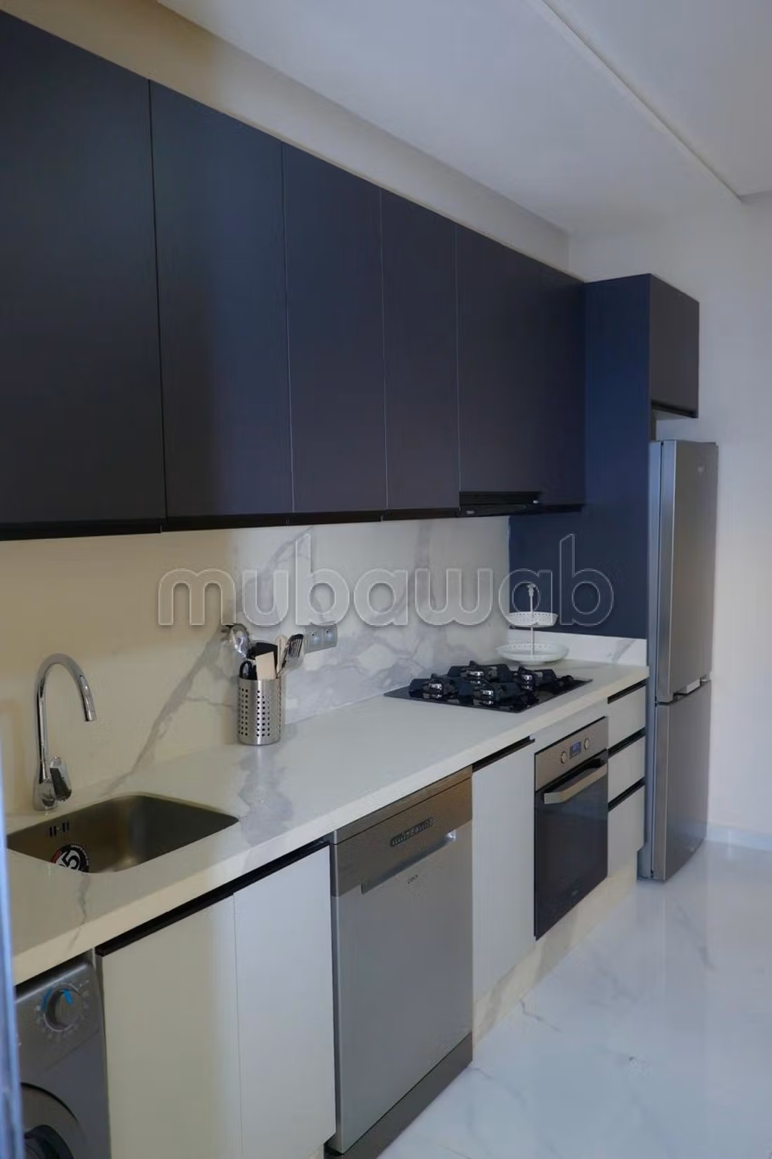Rent this apartment in Centre. 4 large rooms. Fully furnished