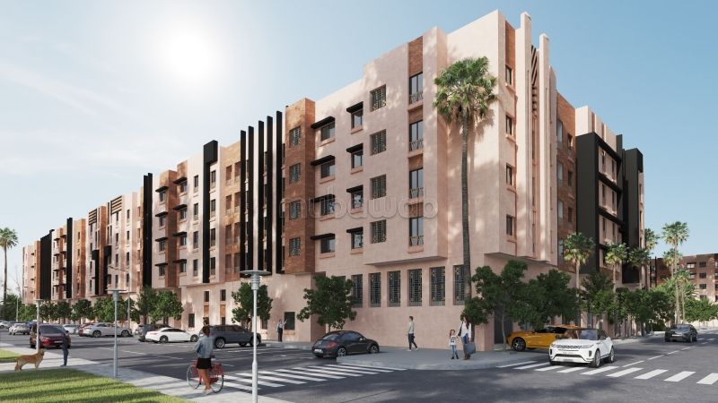 Apartment for sale in Mhamid. 4 comfortable rooms. Gardeners, With Lift