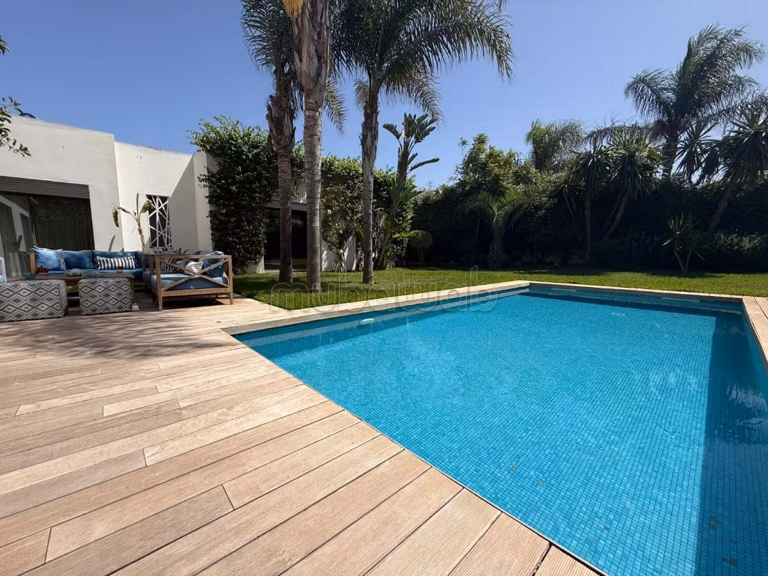 Bouskoura/Casadiaa Villa vide plain pied 400m² Piscine