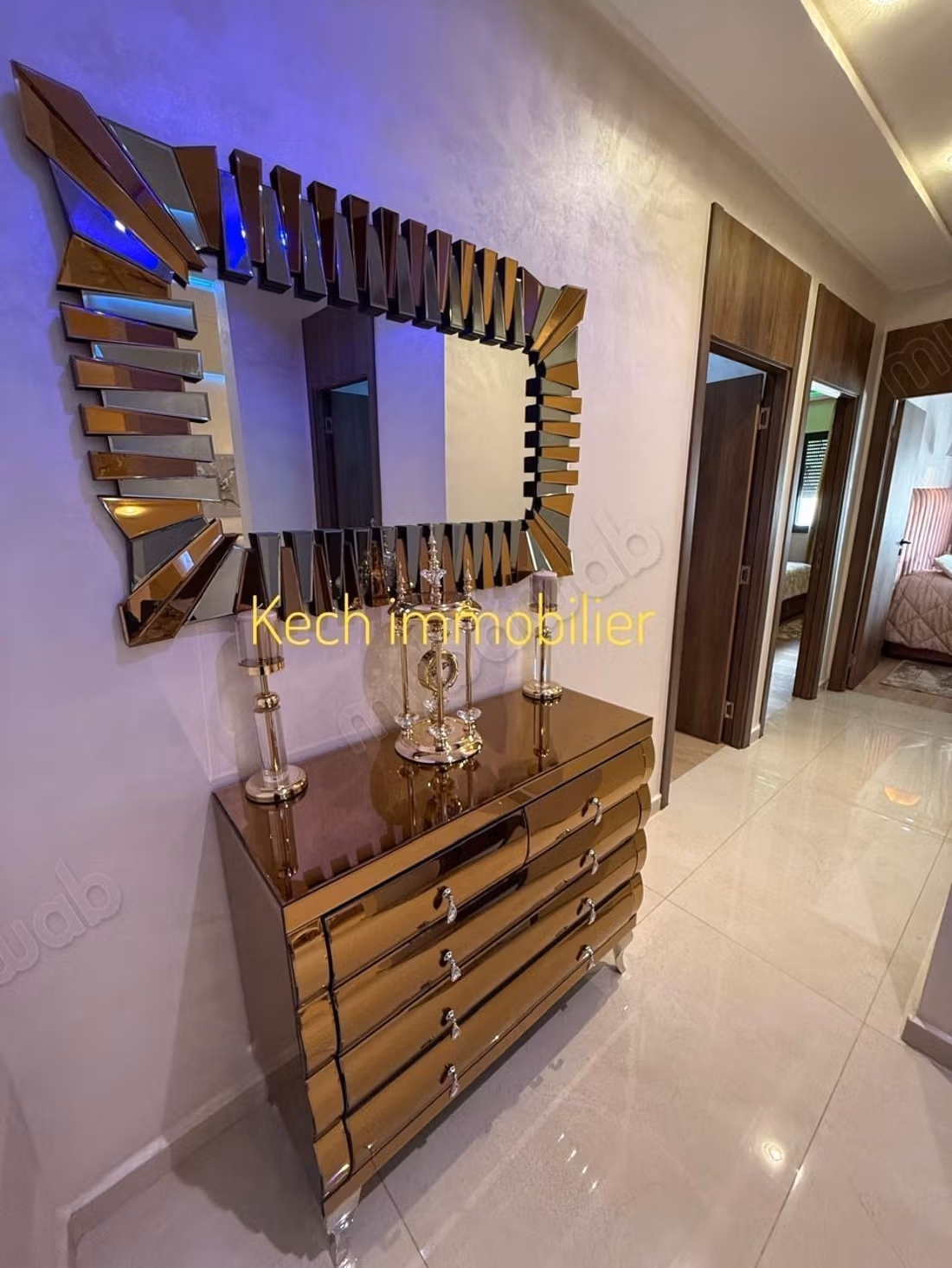 Joli appartement 3 chambres meublé avec piscine