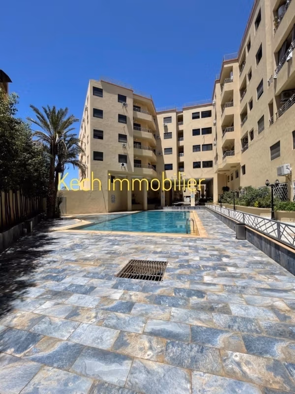 Joli appartement 3 chambres meublé avec piscine