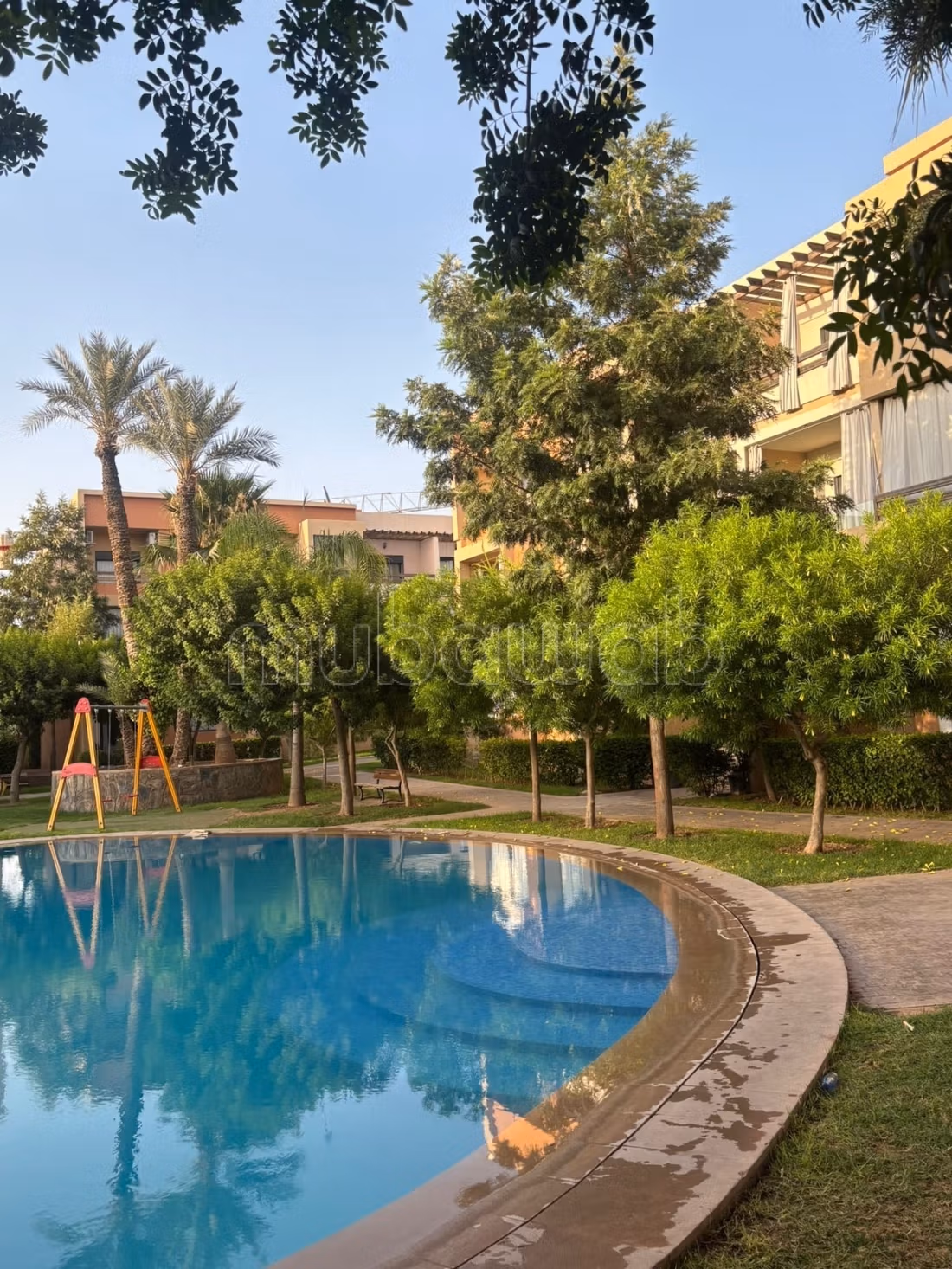 Apprt non meublé piscine a Targa Marrakech
