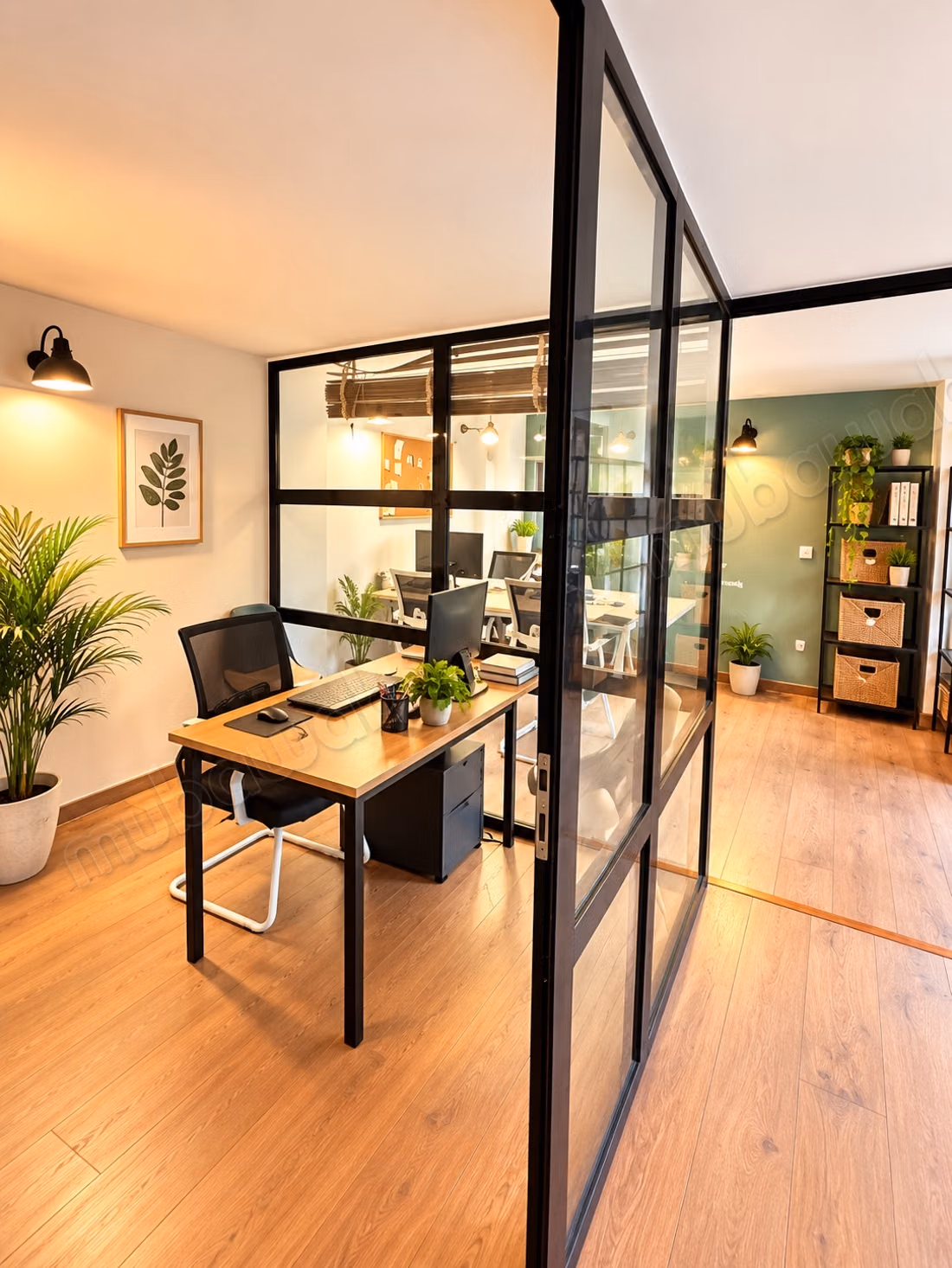 Ufficio in affitto a Bourgogne Ouest. Superficie 79 m². Posto auto e terrazzo