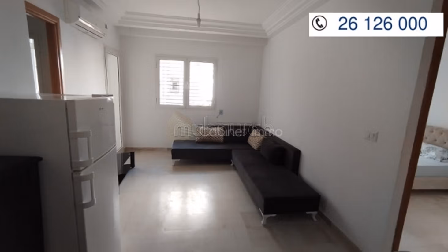 Location S1 meublé à la cité Essaha Ariana