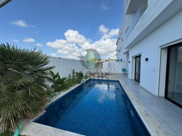 Fabulous apartment for sale in Hammamet. 3 rooms. Property with swimming pool, Integrated air conditioning