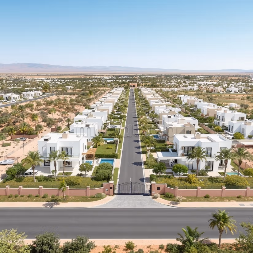 Terrain à vendre marrakech: 1hectare zone villa