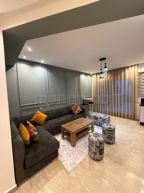 Very nice apartment for rent in Benjdia. Total area 66 m². Attic