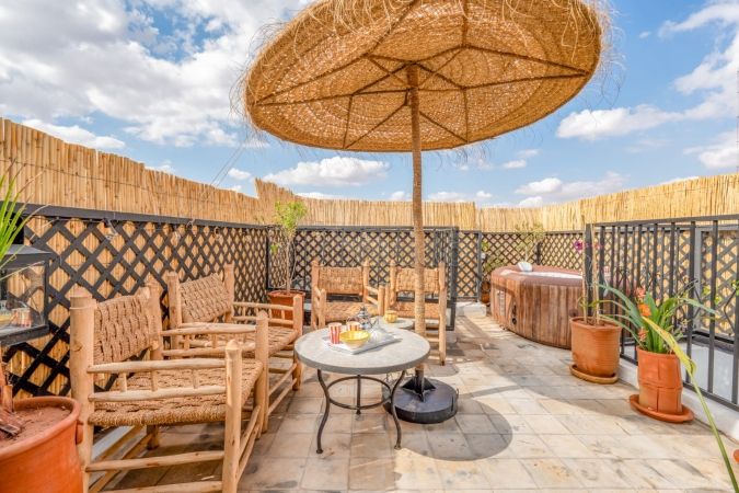 Bonito riad en venta en Moulay Lyazid. 3 habitaciones. Bien decorado