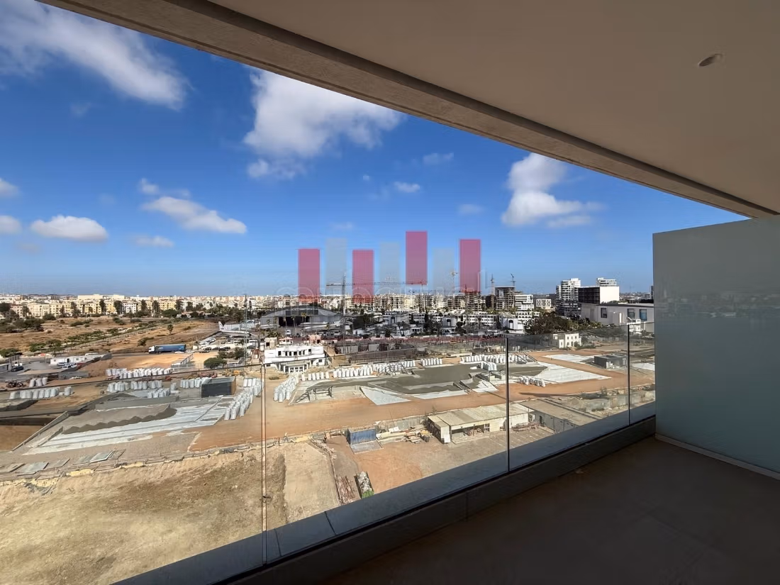 Très bel appartement en location à Casablanca Finance City.
Surface totale 134 m².
Places de stationnement et terrasse — 4