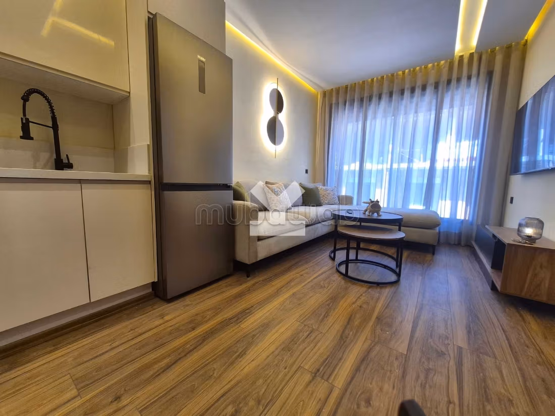 Huurappartementen beschikbaar in Casablanca Finance City. Totale oppervlakte 46 m². Volledig gemeubileerd