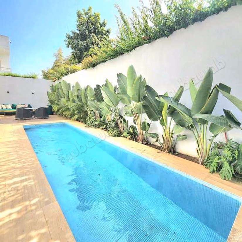 Luxury Villa for sale in Bouskoura Ville. 4 lovely rooms. Green areas, Parking spaces for cars