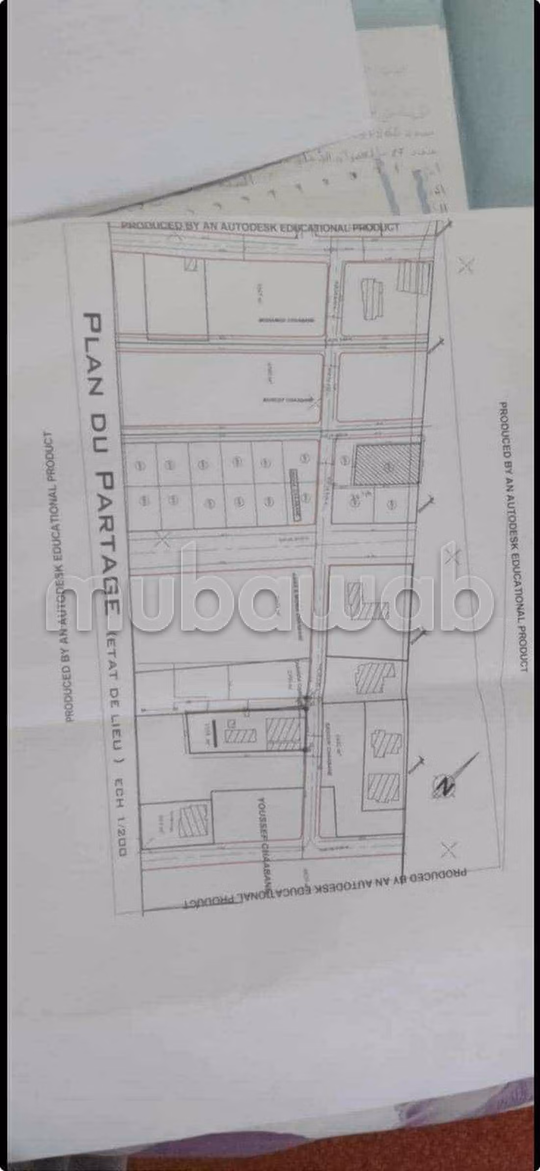 Lot de terrain de 1000m2 à lebna plage