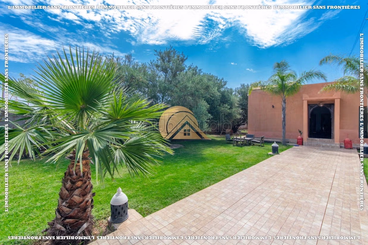 Villa arredata sulla Route d’Amizmiz km 17, piano terra con piscina privata, Marrakech: in affitto