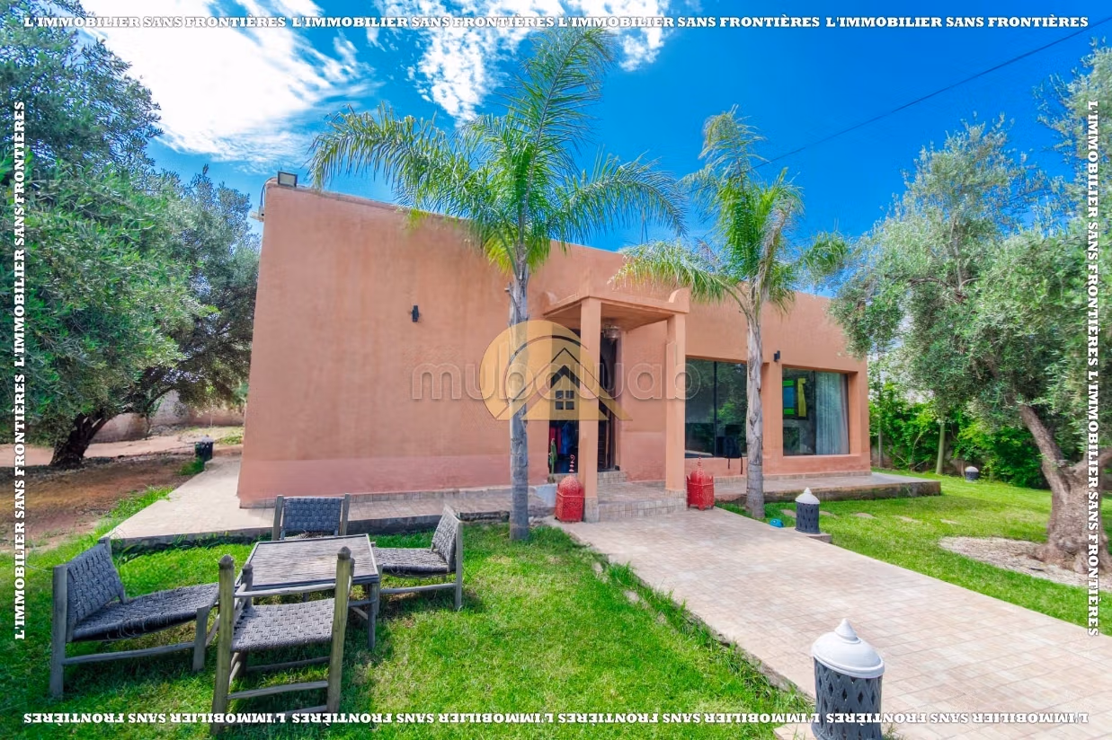 Villa arredata sulla Route d’Amizmiz km 17, piano terra con piscina privata, Marrakech: in affitto