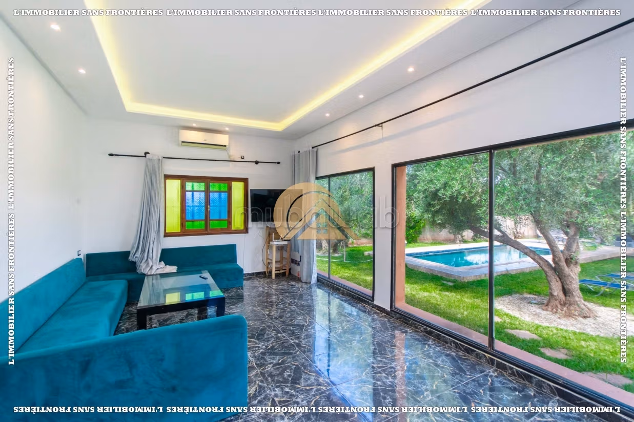 Villa arredata sulla Route d’Amizmiz km 17, piano terra con piscina privata, Marrakech: in affitto